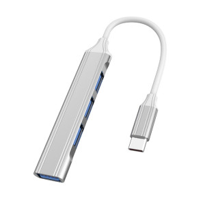 2 PCS Acositement élargi multifonctionnel, SPEC: Type-C / USB-C 3.0 (argent) SH0801781-20