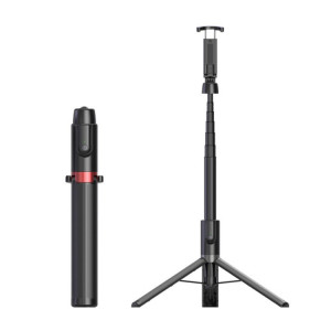 AB403 Live Broadcast Landing Bracket Triangle de téléphone mobile télescopique intégré (Black Red) SH701C1167-20