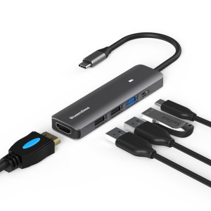 Blueendlessless Type-C + USB 3.0 / 2.0 + hub hdmi4k, spécification: 5 en 1 SB0402704-20