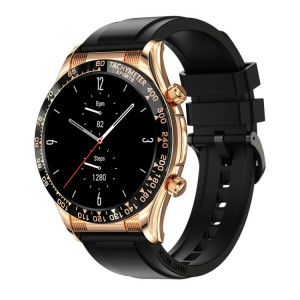 Prêter la montre d'appel Bluetooth Smart Pro Smart avec Fonction NFC, Couleur: Gold Silicone SL250315-20
