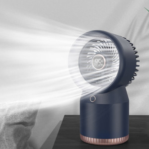 Spulet Humidified LED Digital Display Office Home ventilateur, style: 3600mAh rechargeable (bleu) SH501B1400-20