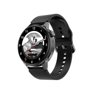 Wearkey DT4 + 1,36 pouce HD Écran Smart Call Watch avec fonction NFC, couleur: silicone noir SW0101894-20