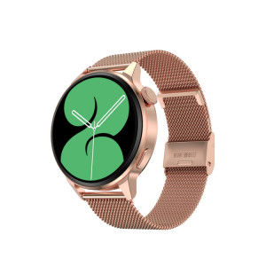 WEARKEY DT4 + 1,36 pouce HD Écran Smart Call Watch avec fonction NFC, Couleur: Gold Steel SW0105172-20