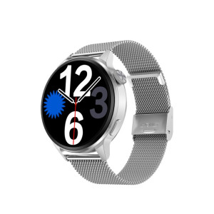 WEARKEY DT4 + 1,36 pouce HD Écran Smart Call Watch avec fonction NFC, couleur: acier argenté SW01061680-20