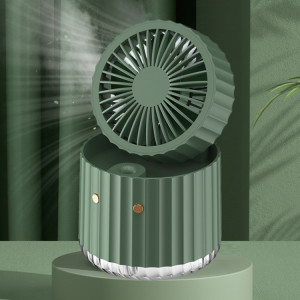 PW01 Mini ventilateur de refroidissement par eau USB de bureau Turbo LED Refroidisseur d'air d'humidification par pulvérisation (vert) SH001C1633-20