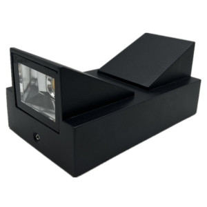 Lumière murale imperméable carrée extérieure, puissance: double k 12W (blanc) SH502B1304-20