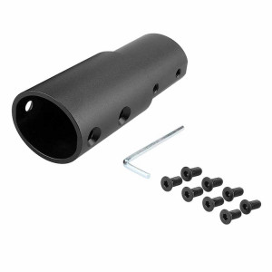 Pole d'extension du tuyau d'extension en aluminium pour Xiaomi M365 / M365pro Pro2 1s (noir) SH501A1637-20