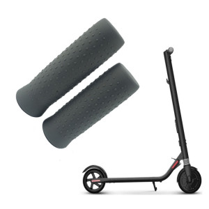 Couvercle de barre à main en silicone de 1 paire pour NineBot G30 Max (gris) SH41041778-20