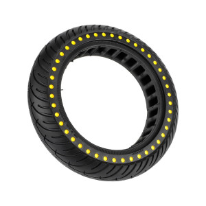 Pneu en nid d'abeille à points de couleur de 8,5 pouces pour Xiaomi Mijia M365 / M365 Pro / 1s (jaune) SH501C339-20