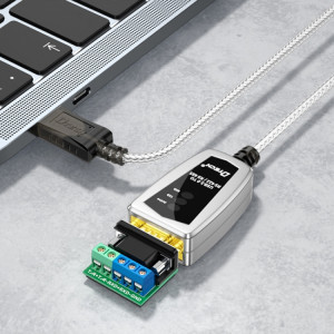 DTech DT-5019 USB à RS485 / 422 Adaptateur de communication de ligne de série de convertisseur industriel (1,2 m) SD201A947-20