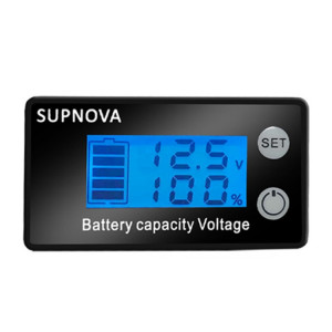 SUPNOVA LCD LCD Tension à deux fils et Voltmètre d'affichage numérique DC (bleu) SS901A634-20