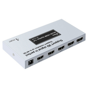 DTech DT-7144A HDMI 2.0 1 en 4 Out 4K x 2K Splitter vidéo HD, Plug CN SH4589906-20