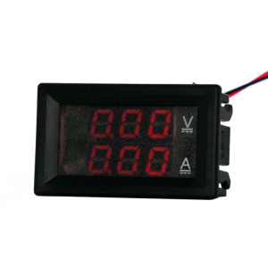 Mémètre de courant de tension à double édition du compteur de tension DC numérique, spécification: 10a (rouge) SH00011139-20