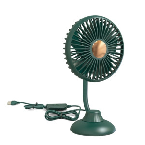 F502 Mini Hose Small Fan Car USB ventilateur (vert) SH401A1416-20