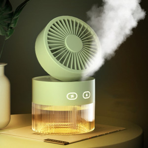 OM008 Desktop pliable Spray Humidification mini ventilateur de refroidissement à eau USB (Green Mousse) SH301A873-20