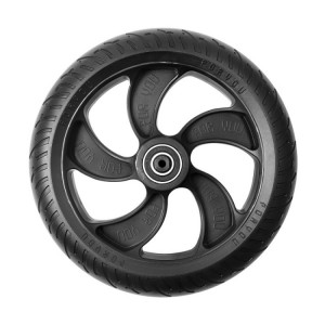 Accessoires de roues avant en plastique de 8 pouces pour Kugoo S1 / S2 / S3 (noir) SH001A953-20