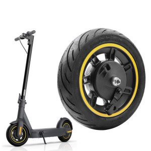 Tennessee de roue avant de scooter électrique de 10 pouces pour Ninebot Max G30 (jaune) SH401A566-20