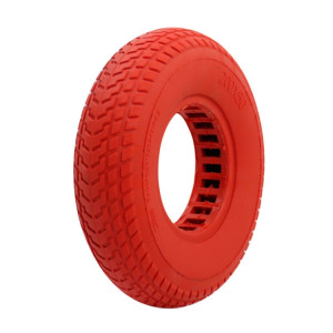 Pneu en caoutchouc massif de 8 pouces pour le scooter Xiaomi, couleur: rouge SH4802769-20