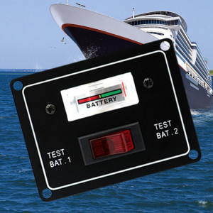 Voltmètre de pointeur de testeur de batterie double marine AOS3044 SH62221095-20
