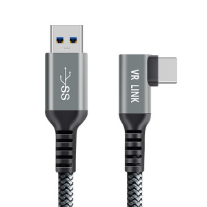 USB3.2 Gen1 VR Link Streamline pour Oculus Quest 2, modèle : coque en aluminium A-C fil tressé 3M SH9105725-20
