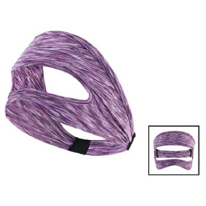 Masque pour les yeux respirant et résistant à la transpiration monté sur la tête des lunettes VR (violet) SH401B1200-20