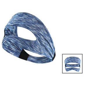 Masque pour les yeux respirant et résistant à la transpiration monté sur la tête des lunettes VR (bleu blanc) SH401D601-20