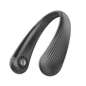 Lazy Hanging Neck Fan Ventilateur de sport silencieux sans lame, modèle : T36 Noir 3000 mAh SH73021118-20