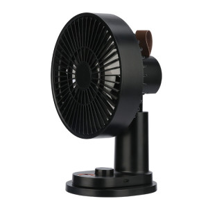 Smart Remote Control Usb Charge Secouant Tête Ventilateur De Bureau Poussette Clip Ventilateur (Noir) SH001B633-20