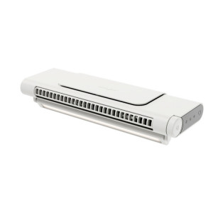 JXS-GP1 Ventilateur silencieux turbo sans lame pour écran d'ordinateur avec fonction d'éclairage de protection des yeux (blanc) SH701A106-20