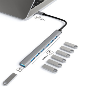 Station d'accueil 7 en 1 USB3.0 HUB multifonctionnel pour ordinateur portable (interface de type C) SH601B833-20