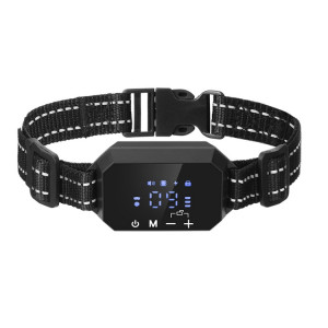 Dog Trainer Clôture électronique Smart GPS Arrêt d'aboiement sans fil (Noir) SH901B89-20