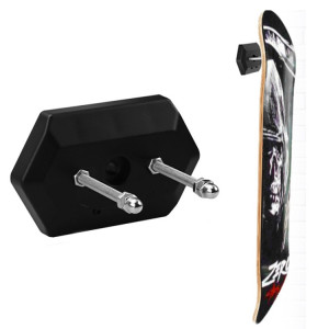 Support de planche à roulettes mural 2PCS pour l'affichage et le stockage de la planche à roulettes (noir) SH701A383-20