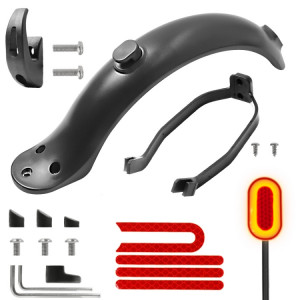 X0259 Couverture de support d'amortisseur de garde-boue arrière de scooter électrique pour Xiaomi Mijia M365 (noir) SH101A1093-20