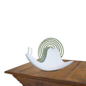 2 PCS Forme d'Escargot Moustique Bobine Plateau Ignifuge Moustique Bobine Rack (Blanc) SH701B275-20