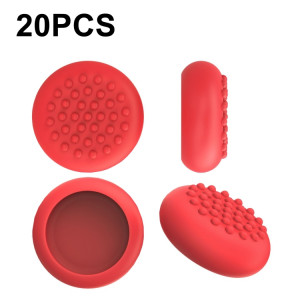20 PCS Peripheral Button VR Handle Rocker Housse de protection en silicone, pour Oculus Quest 2 (Rouge) SH901C1393-20