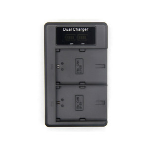 Chargeur de batterie double vertical pour appareil photo reflex LP-E6 SH701A449-20