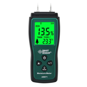 Appareil de contrôle intelligent de teneur en humidité du capteur AS971 pour la fabrication en bois de meubles SS889477-20