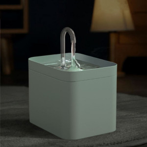 Fontaine à boire à flux de circulation automatique Cat USB (5V) (vert forêt) SH203A739-20
