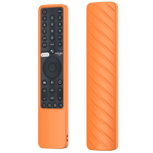 Convient pour Xiaomi P1 Remote Control Twill Lavable Drop-proof Silicone Case(Orange) SH701A1431-20