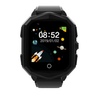 DF73 Montre d'appel pour enfants avec positionnement GPS 1,4 pouces 4G avec fonction SOS (noir) SH801C1467-20