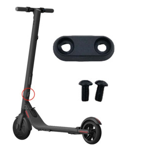 2 pièces M6 pour Ninebot ES1/ES2/ES4 Scooter électrique fourche avant tube vertical bloc fixe (noir) SH301A1689-20