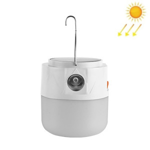 105 ampoule LED rechargeable solaire lumière de camping lumière de secours avec fonction lampe de poche (blanc) SH701A1791-20