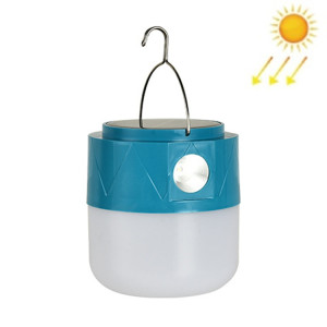 105 ampoule LED rechargeable solaire lumière de camping lumière de secours avec fonction lampe de poche (bleu) SH701B1065-20