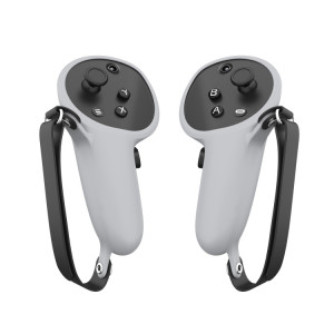 Pour Oculus Quest Pro 1 paire poignée housse en silicone accessoires VR (blanc) SH701B1165-20