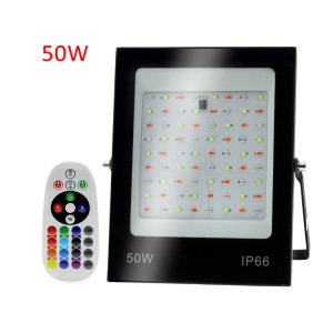 Projecteur LED changeant RVB coloré 50W avec télécommande SH99021473-20