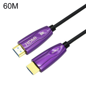 Ligne de conversion d'écran d'ordinateur de câble optique actif HDMI 2.1 8K 60HZ HD, longueur de câble: 60m SH50131162-20