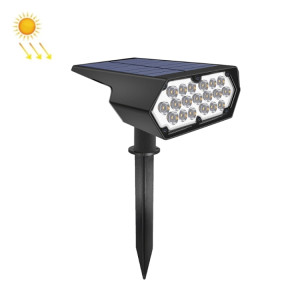 Lampe murale d'éclairage de villa de jardin de projecteur de pelouse de plug-in solaire de 19LED SH03881342-20