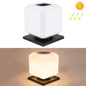 003 Lampe Solaire Extérieure Carrée LED Appliques Murales Imperméables, Taille: 25cm (Lumière Chaude) SH3802375-20
