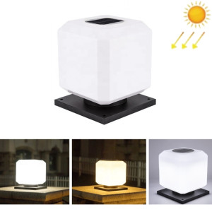 003 Lampe Solaire Extérieure Carrée LED Appliques Murales Imperméables, Taille: 30cm (Lumière Tricolore) SH38091975-20