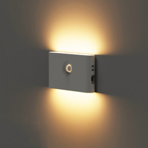 Veilleuse LED magnétique sans fil à capteur intelligent infrarouge humain (lentille ronde) SH801B519-20